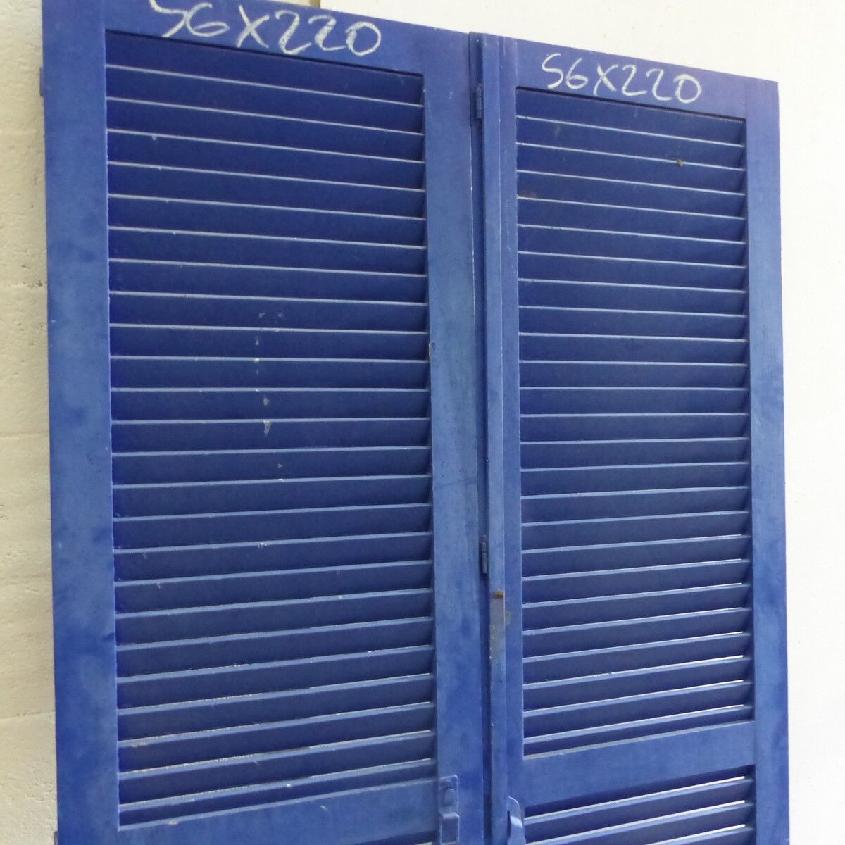 Wooden shutters 2 swings L 56 H 220