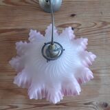 Suspension en verre opalin 1900