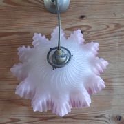 Suspension en verre opalin 1900