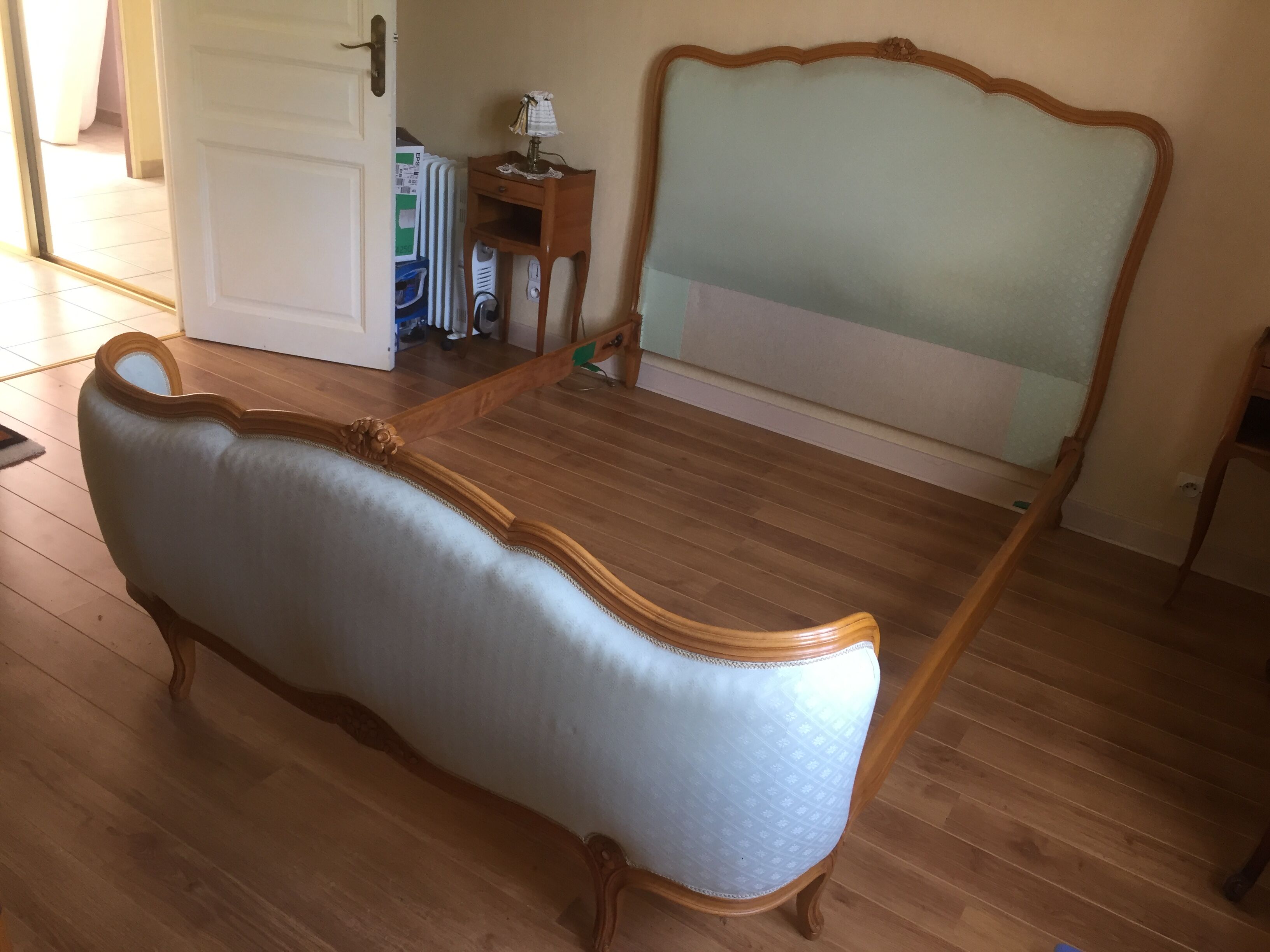 Bed basket style Louis XV