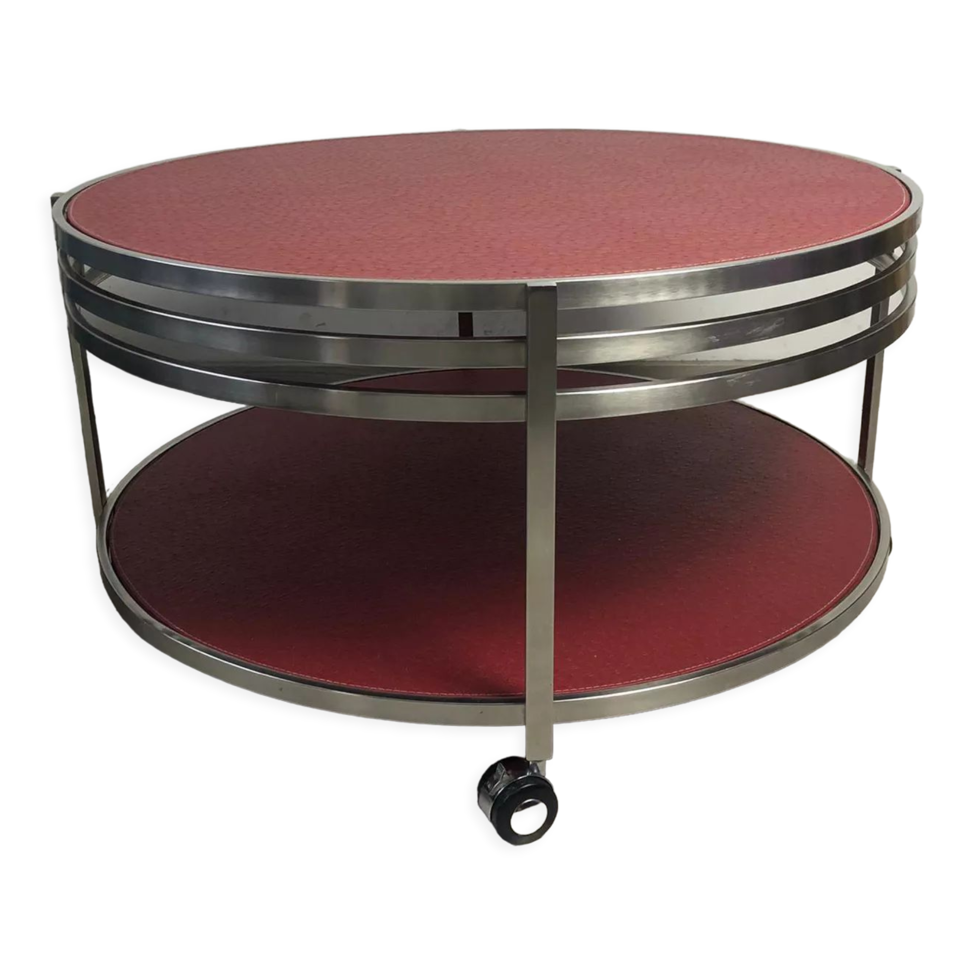 Round coffee table design 70s