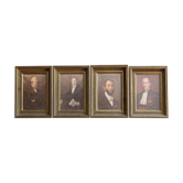 Set of 4 frames with channels and portraits of ancestors (photos)