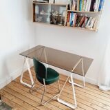 Bureau verre fumé