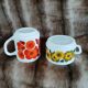 5 vintage cups in Arcopal/Lotus