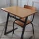 Desk and chair in school formica 60s-70s