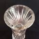 Vase rouleau en cristal taillé Val Saint Lambert