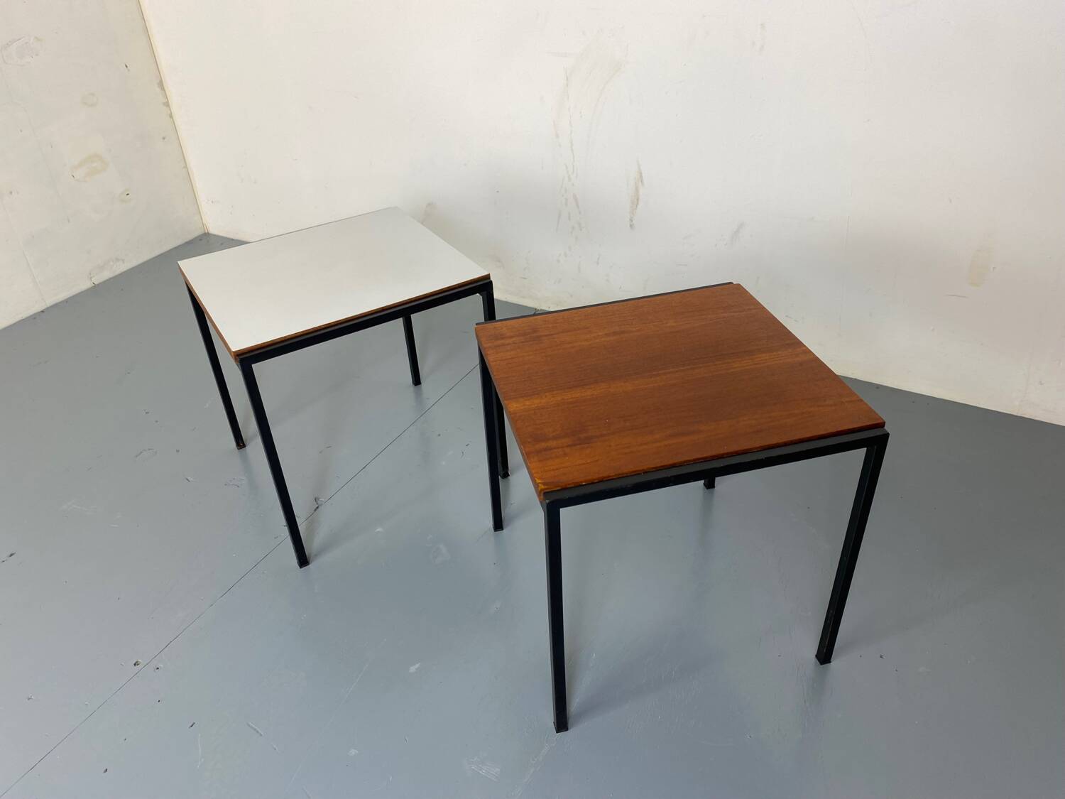 Mid-Century Modernist Side Tables from Pastoe, 1950s, Set of 2