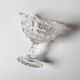 Bol sur pied en verre vintage rare : Rudolf Schröter Inwald Lord Design / 1935