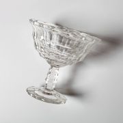 Rare Vintage Glass Pedestal Bowl: Rudolf Schröter Inwald Lord Design / 1935