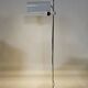Floor lamp white metal design Braun Feldweg for Doria Leuchten 60s