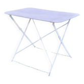 Table de jardin pliante fer forgé vintage 1950