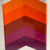 Lot of 2 bowls and 4 dishes or plates Gien model arrows 1970