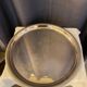 Antique 4-piece tea service silver metal louis xv style godron decor