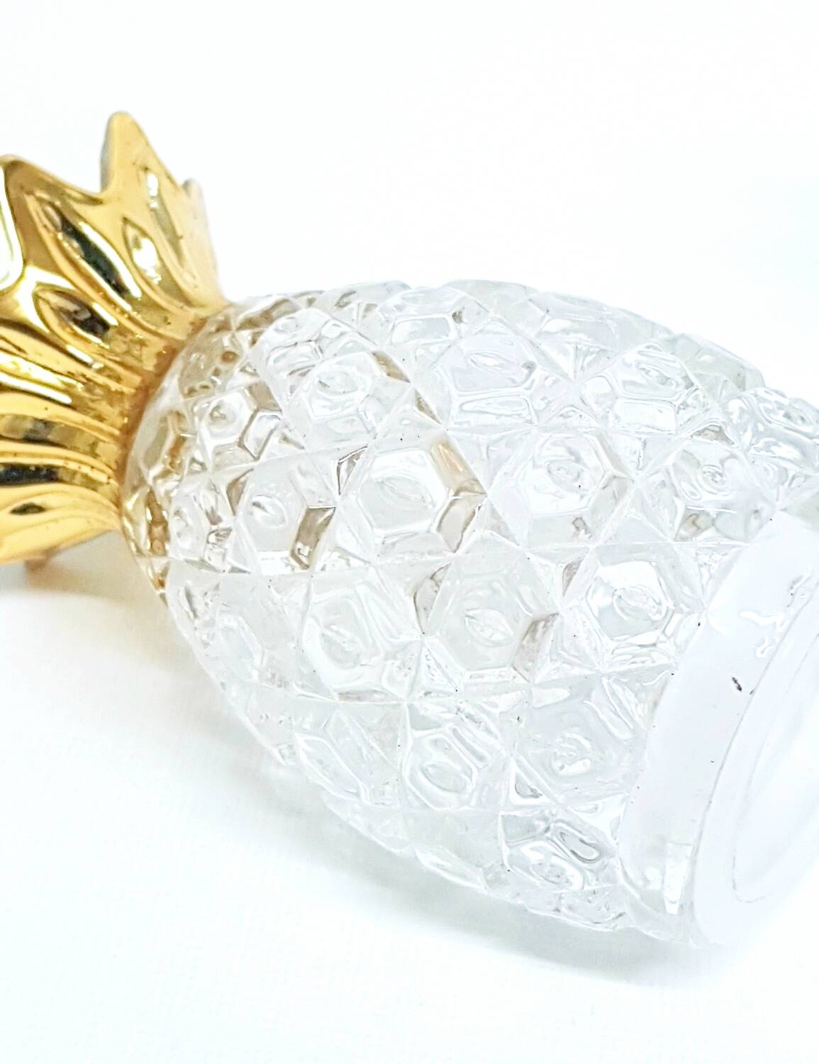 Glass pineapple salt & pepper shakers