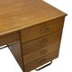 Bureau tubulaire de style Bauhaus du milieu du siècle, design des années 40 en chêne