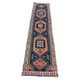 Vintage Anatolian runner rug in wool from the 1950s.