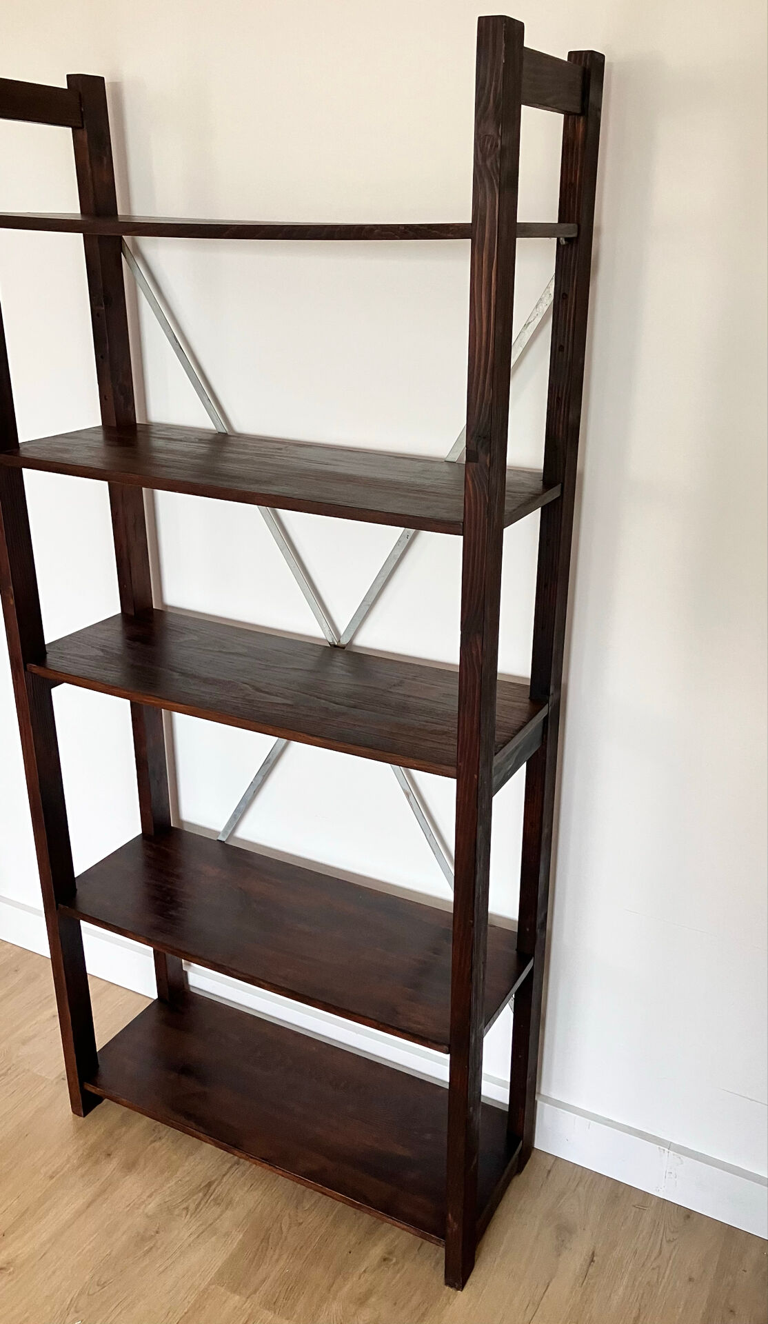 Solid wood library