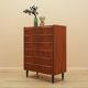 Commode en teck, design danois, années 1970, fabriquée au Danemark