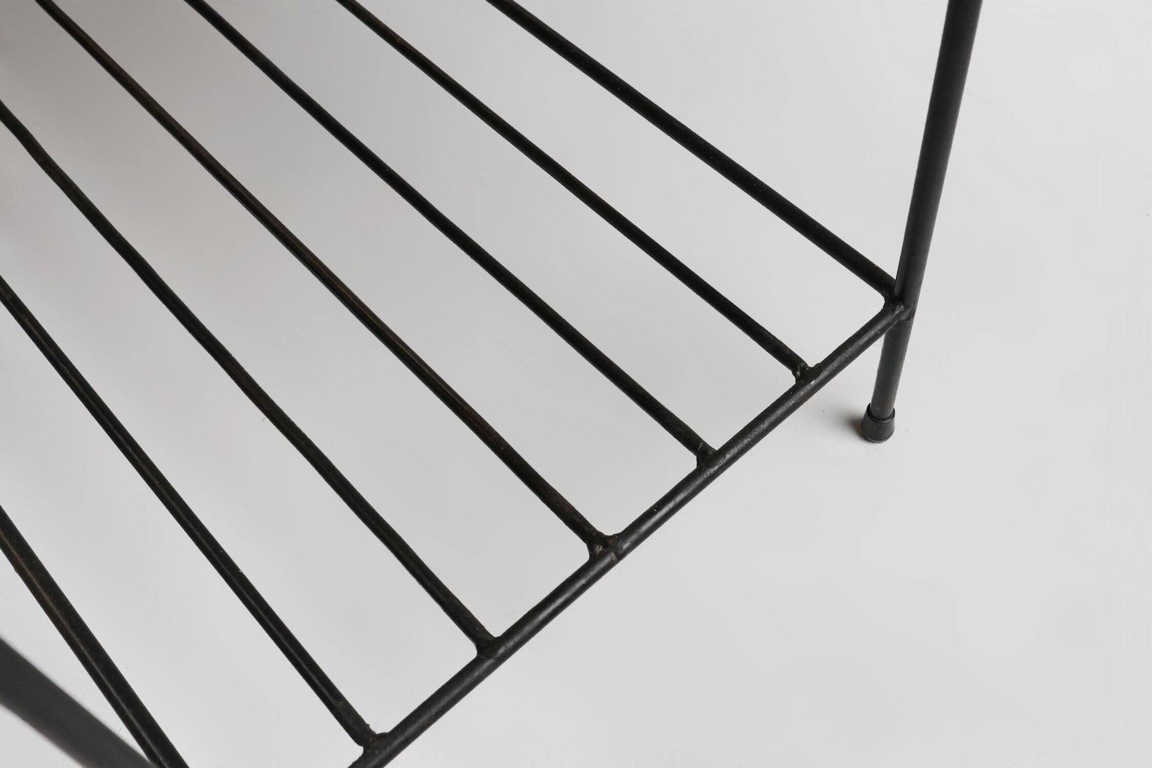 Mid-Century Mosaic Coffee Table with Metal Frame, France, 1950s
