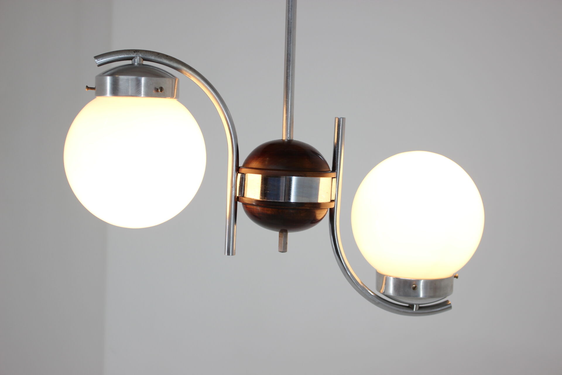 Art Deco chandelier, Czechoslovakia, 1930s