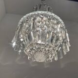 Murano Glass Crystal Light Pendant 1950’s