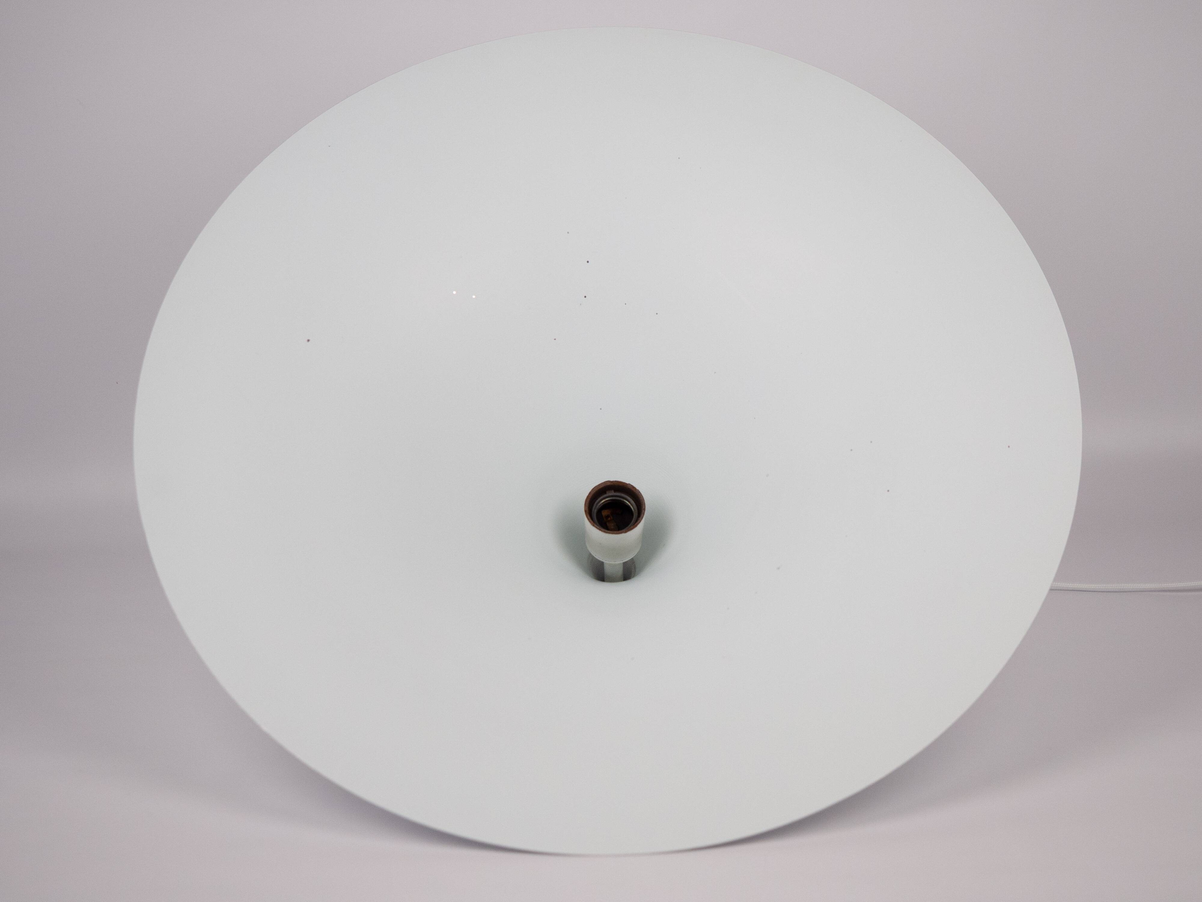 Danish vintage Semi pendant lamp by Bonderup and Thorup, 1968