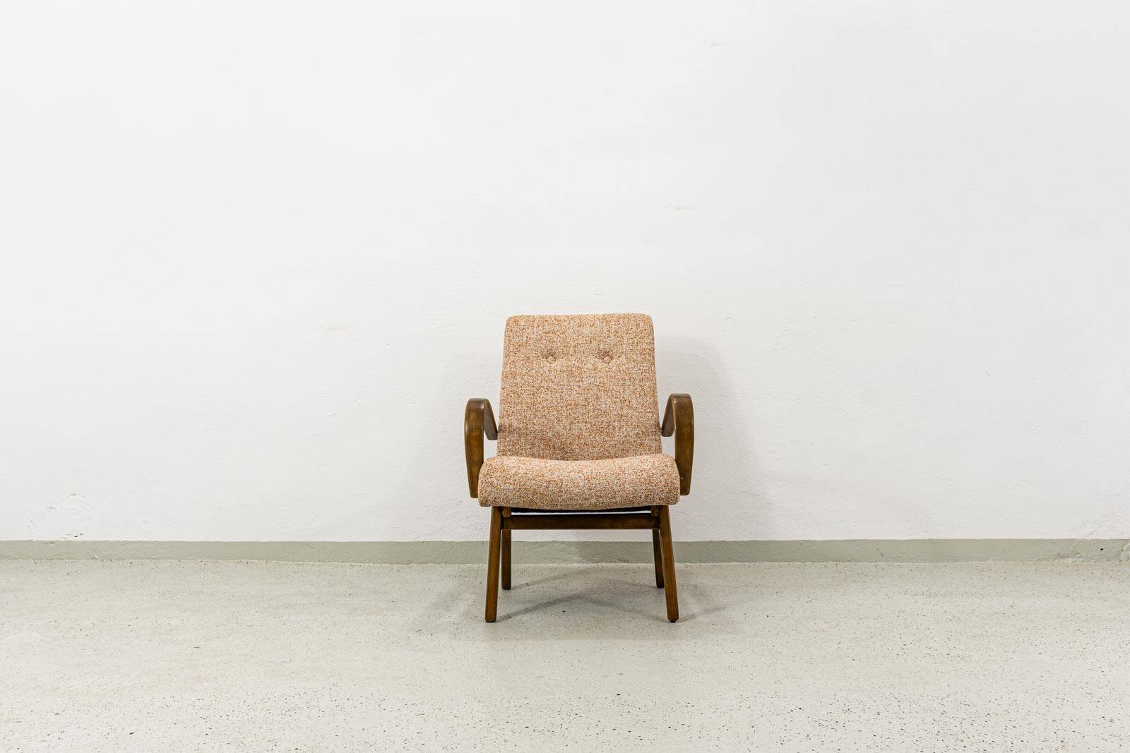 Mid Century Armchair Model 53 By J šmidek For Ton, 1960s