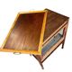 Vitrine / meuble à thé / meuble vitrine vintage en bois