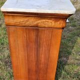 5-drawer chest of drawers with white marble top