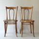 2 Thonet chairs n°206 circa 1910 Art nouveau seats