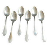 6 Cuillères de table Christofle Pompadour