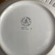 Elegant set of 6 dessert or starter plates in glazed earthenware.