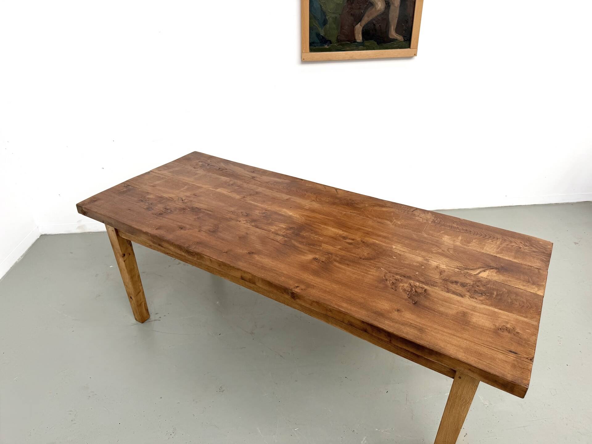 Table en chêne massif – années 50