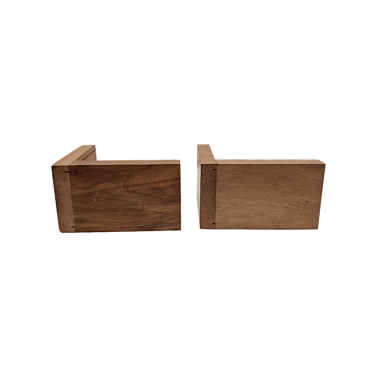 Art Deco Style Wooden Bookends, 1960s