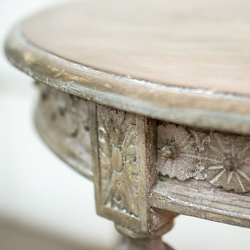 Quadpode pedestal Louis XVI in heter