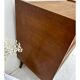 Rattan and wood chest of drawers