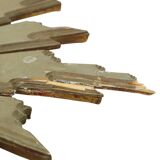 Large Wooden Sun Mirror Sunburst Deknudt Gold Leaf 70cm