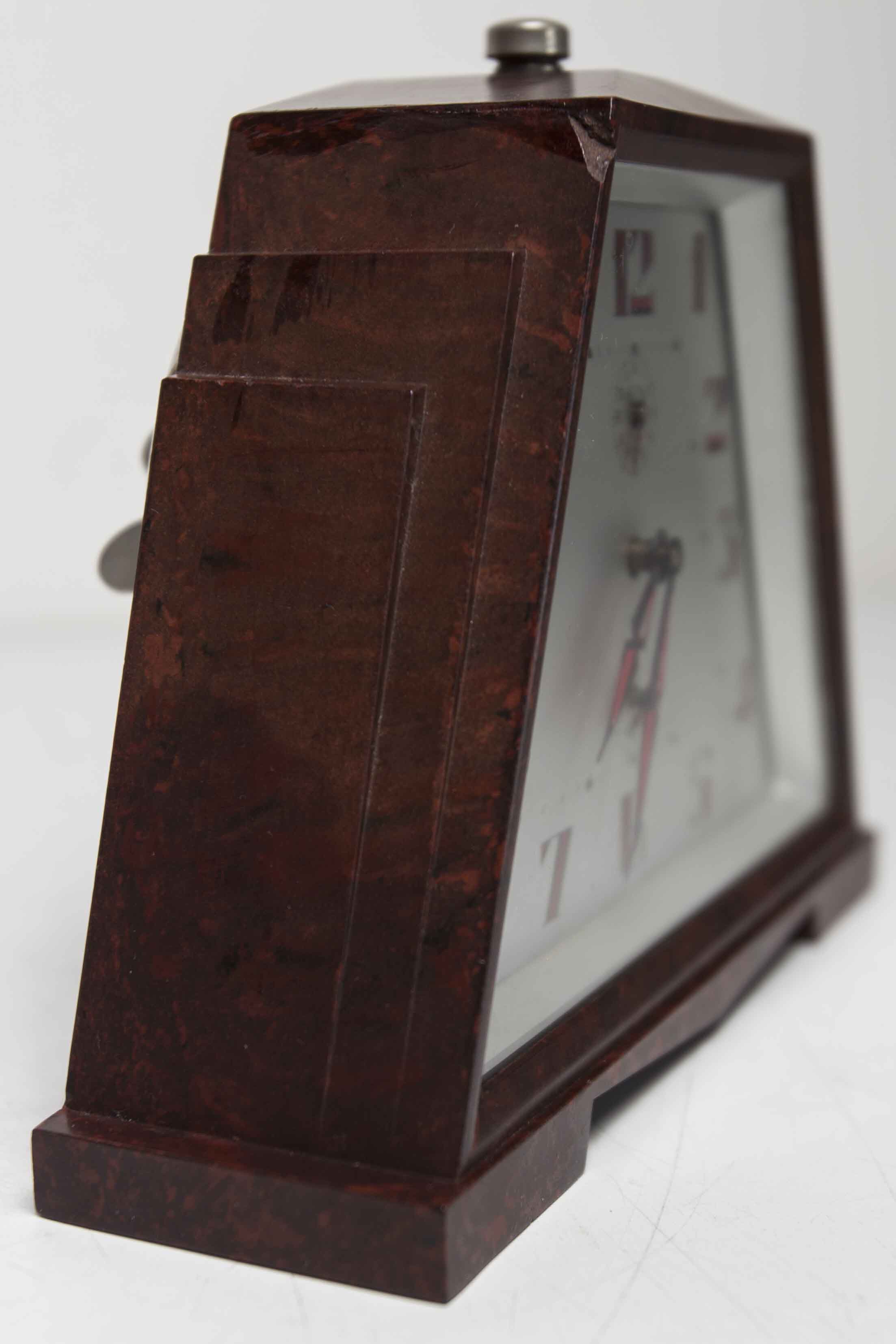 Alarm clock Mechanical clock Japy 1930 bakelite
