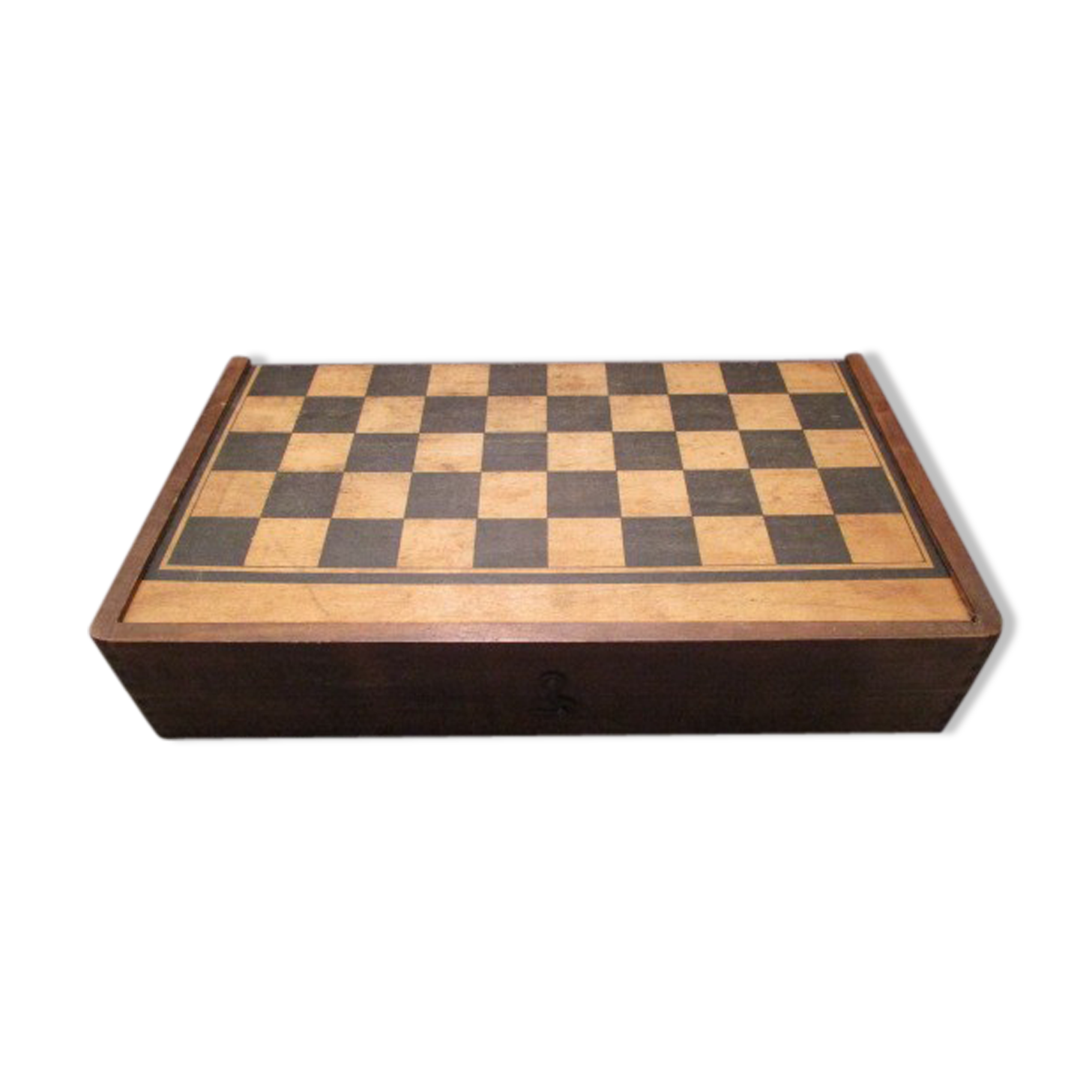 ANCIEN JEU D'ÉCHECS Backgammon Dames En Bois Jeu De Jacquet EUR 39,00