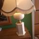 1980s lacquered metal lamp, the Dolphin