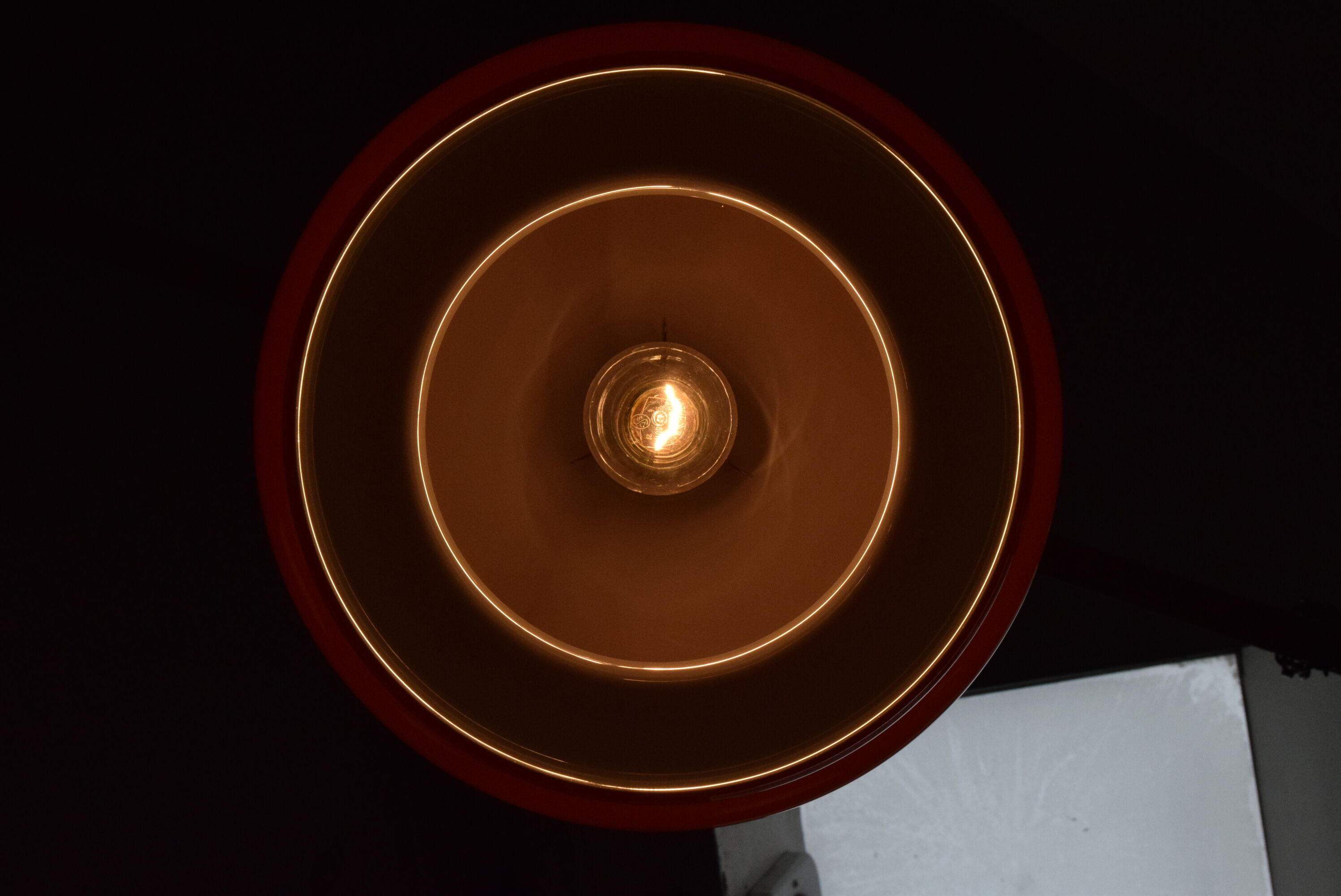 Mid-century glass pendant, 1960