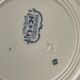 Six old K&G Lunéville hollow plates