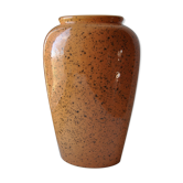 Vase céramique W.Germany 504-30 orange moucheté années 70