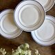 Set of 6 Arcoroc bread or dessert plates.