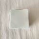 Square opaline wall and ceiling light 19 cm white glass 1960