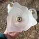 Lot de 3 baladeuses suspensions tulipes Art déco
