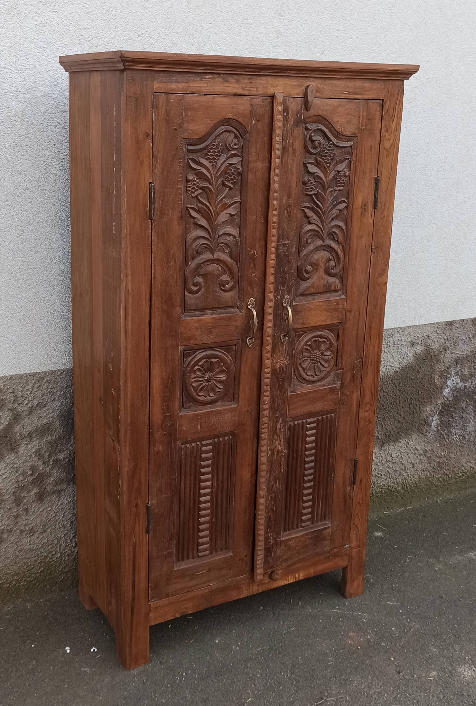 Antique wooden wardrobe