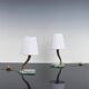 Table Lamps in Crystal and Brass by Emilio Lancia, 1930s