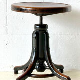 Fischel Bentwood Swivel Stool, 1930’