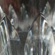 Cut crystal vase signed Baccarat, 1970s 4.3kg